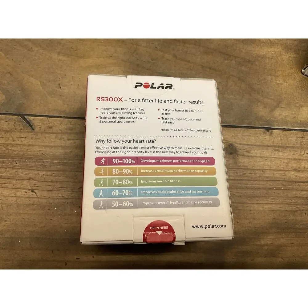 Polar RS300X Heart Rate Monitor Watch For Running
